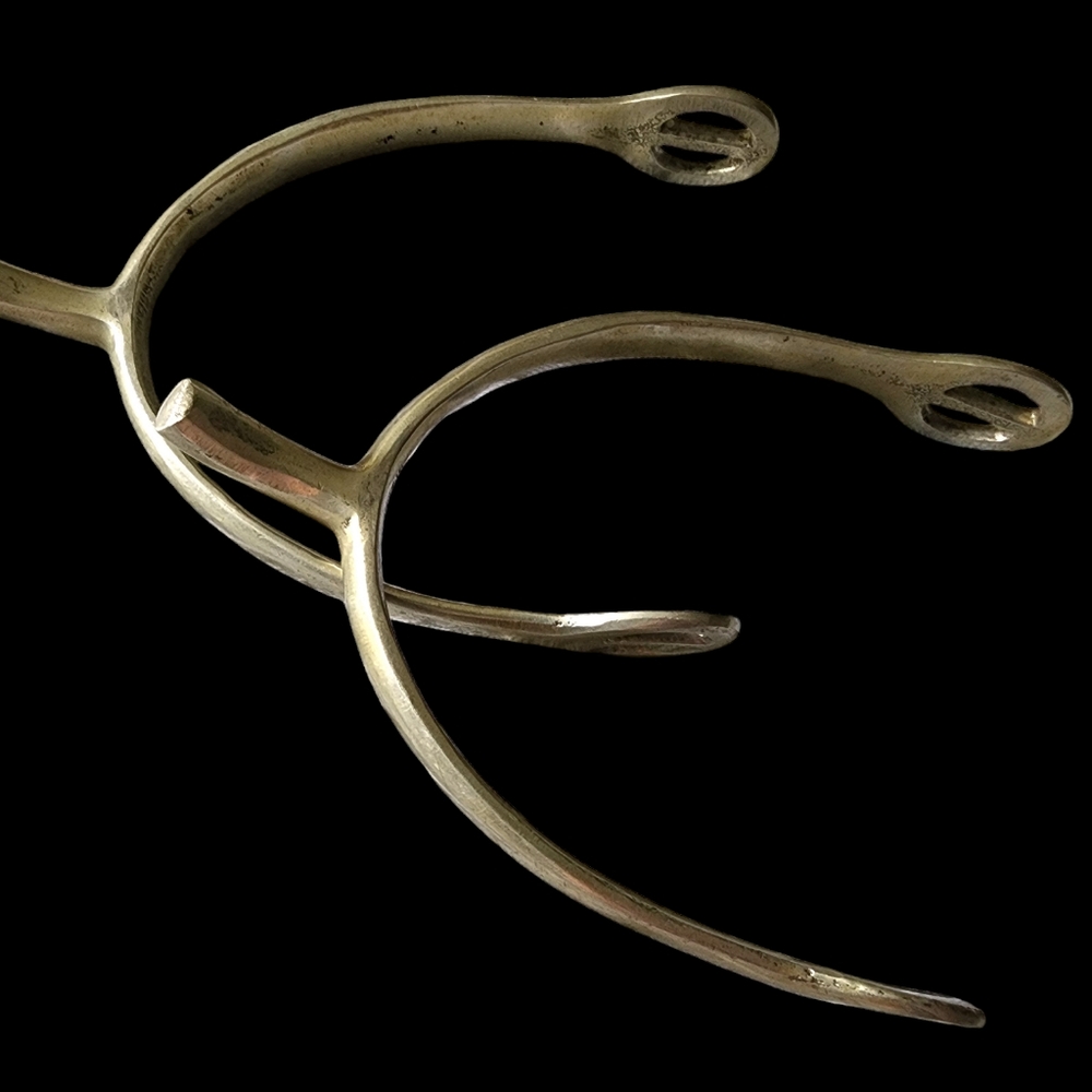 Solid Nickel English Spurs made in England